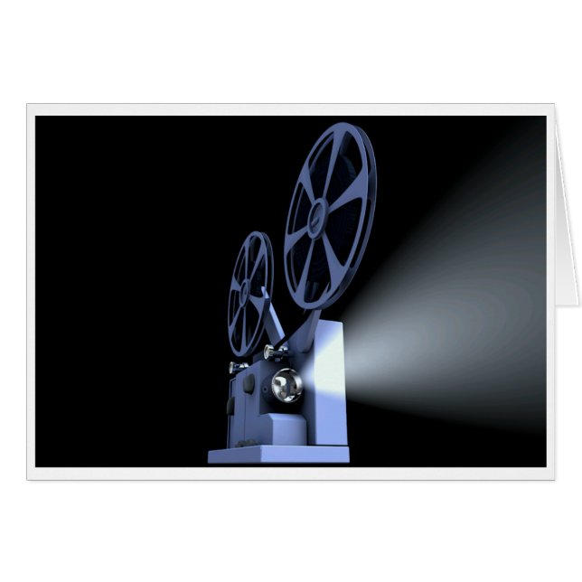 Carte vierge du projecteur de film (Devant Horizontal)