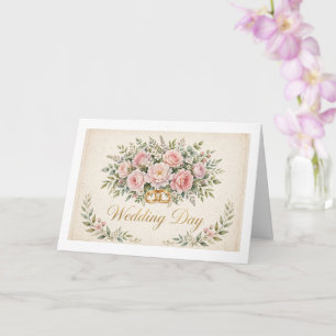 Carte vierge jour de mariage