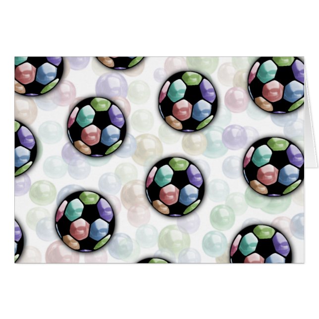 Carte vierge (le football) 4 (Devant horizontal)