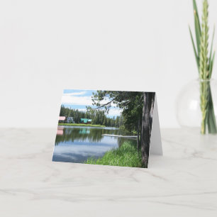 Carte vierge, Mountain Lake, Dock