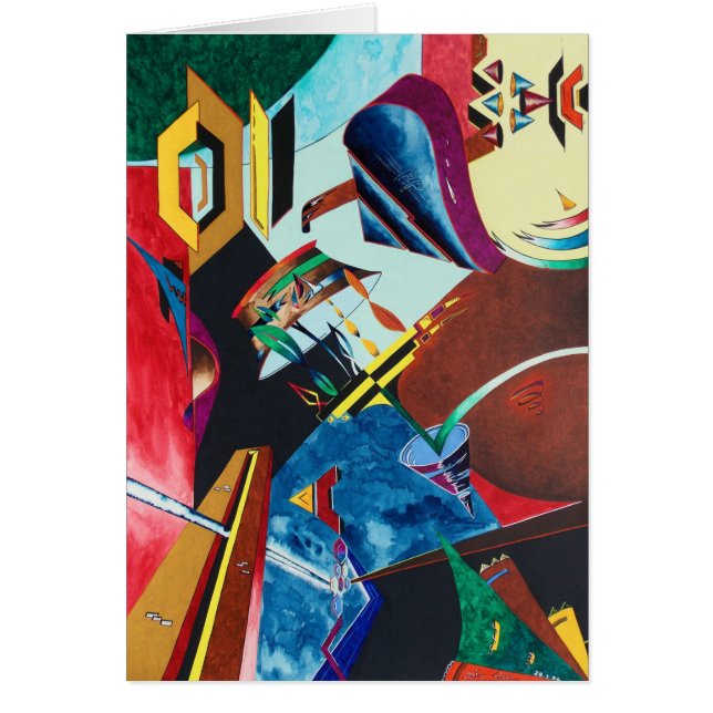 Carte vierge "musicale" par Viktor Tilson (Devant)