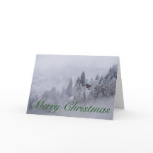 Carte vierge suisse de Joyeux Noël d'hiver