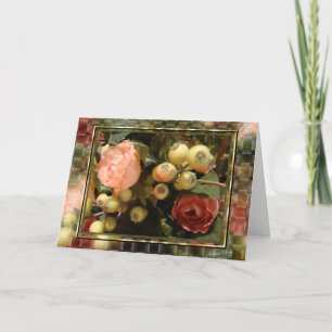 Carte vierge victorienne