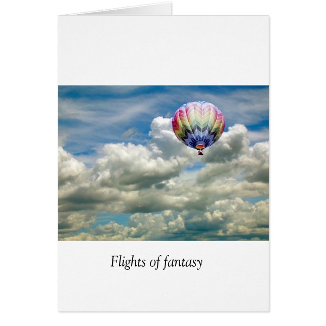 Carte - Vierge - Vols d'Imaginaire (Devant)