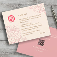 Vietnamien Peony Song Hy Mariage Thiep Moi