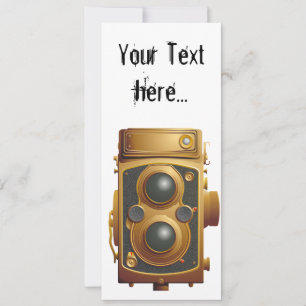 Carte Vieux appareil photo Steampunk