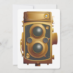 Carte Vieux appareil photo Steampunk
