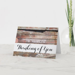 Carte Vieux bois rustique bateau en bois plank