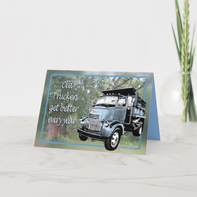 Carte Vieux camionneurs carte-personnalisation (Devant)