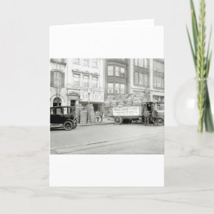 Carte Vieux magasin de pneu, les années 1920