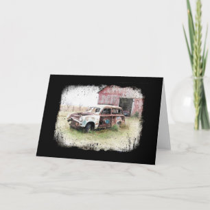Carte Vieux, rouillé et abandonné