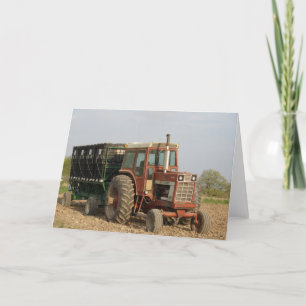 Carte Vieux tracteur