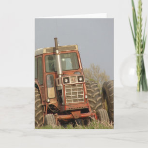 Carte Vieux tracteur