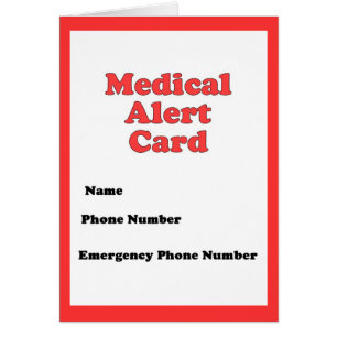 Carte vigilante Médicale