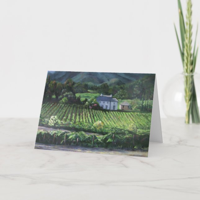 Carte Vignoble de Napa (Devant)