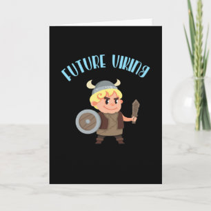 Carte Viking Funny Kids Norsemen Skandinavia