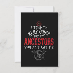 Carte Viking J'ai essayé de me taire
