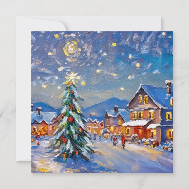 Carte Village d'hiver (Devant)