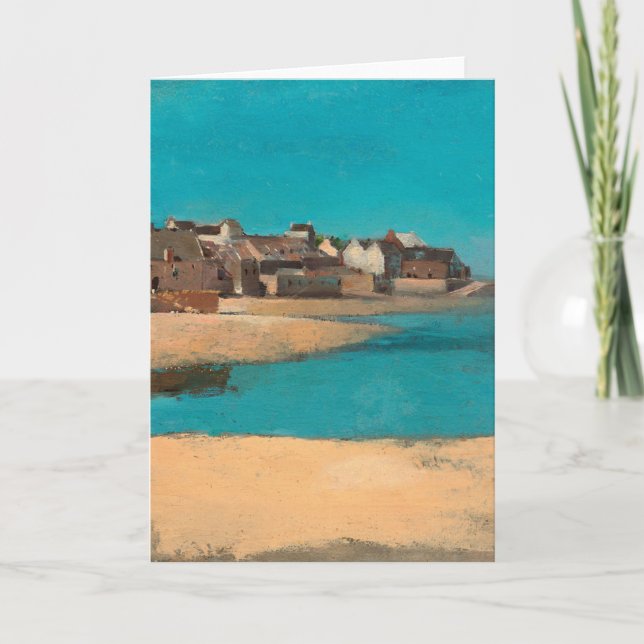 Carte Village en bord de mer en Bretagne par Odilon Redo (Devant)