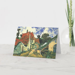 Carte Village Street à Auvers par Vincent van Gogh