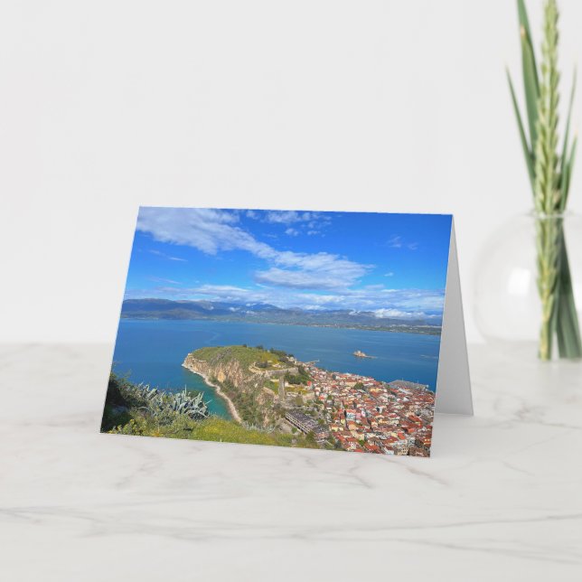 Carte Ville De Nauplie Grèce (Devant)