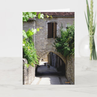 Carte Ville médiévale et porte d'entrée, France
