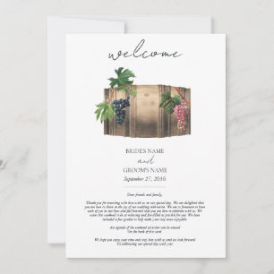 Carte Vin Barrel Vignoble Vignoble Itinéraire Mariage