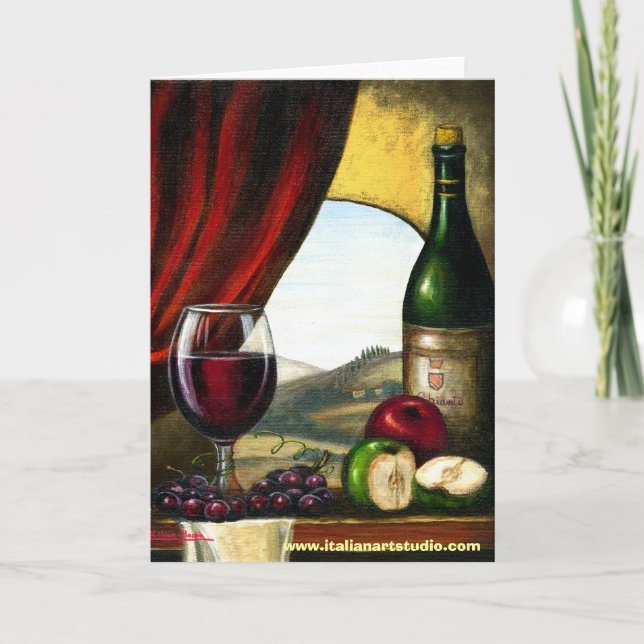 Carte Vin toscan I (Devant)