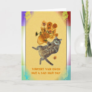 Carte Vincent van Gogh a un mauvais jour de cheveux