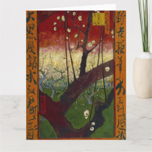 Carte Vincent Van Gogh - Arbre à prune floraison