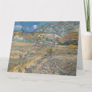 Carte Vincent Van Gogh, Champ fermé avec paysan