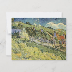Carte Vincent van Gogh - Chaumières