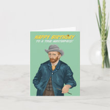 Vincent Van Gogh Chef-d'oeuvre Anniversaire