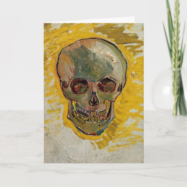 Carte Vincent van Gogh - Crâne 1887 #2 (Devant)