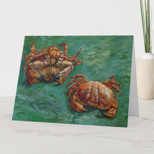 Carte Vincent Van Gogh, deux crabes (Devant)