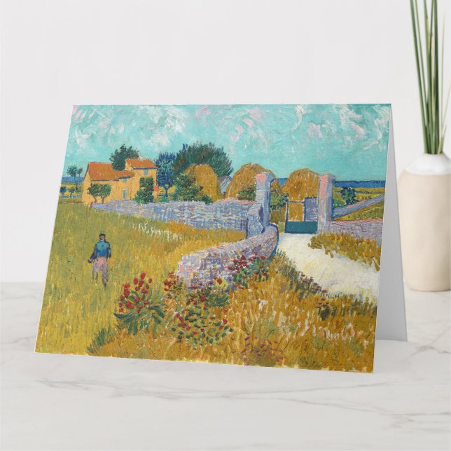 Carte Vincent Van Gogh, Ferme en Provence (Devant)