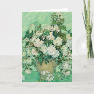 Carte Vincent van Gogh Impressionniste Rose