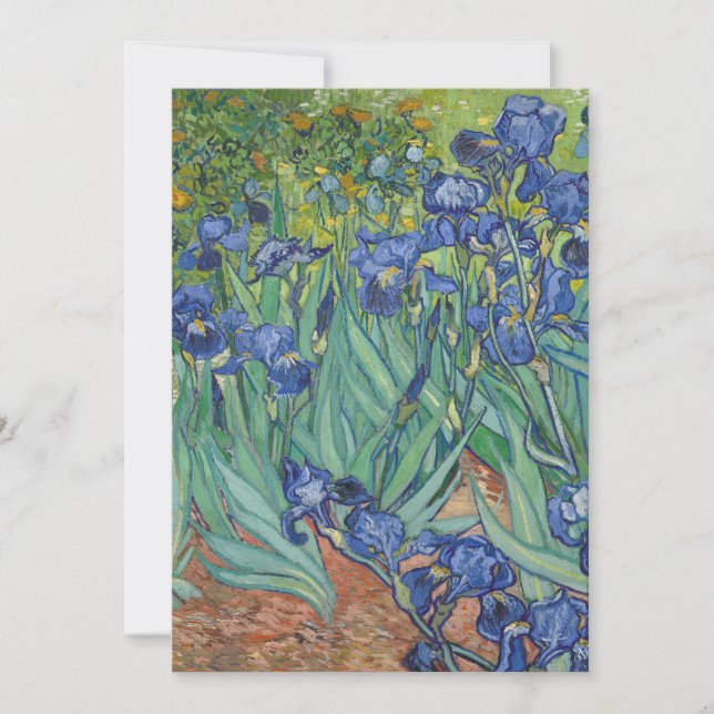 Carte Vincent Van Gogh - Irises (Devant)