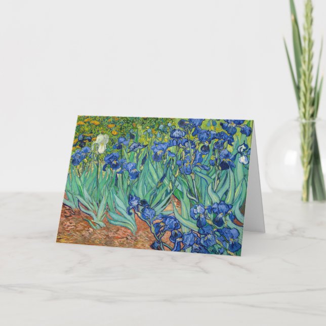 Carte Vincent Van Gogh - Irises (Devant)