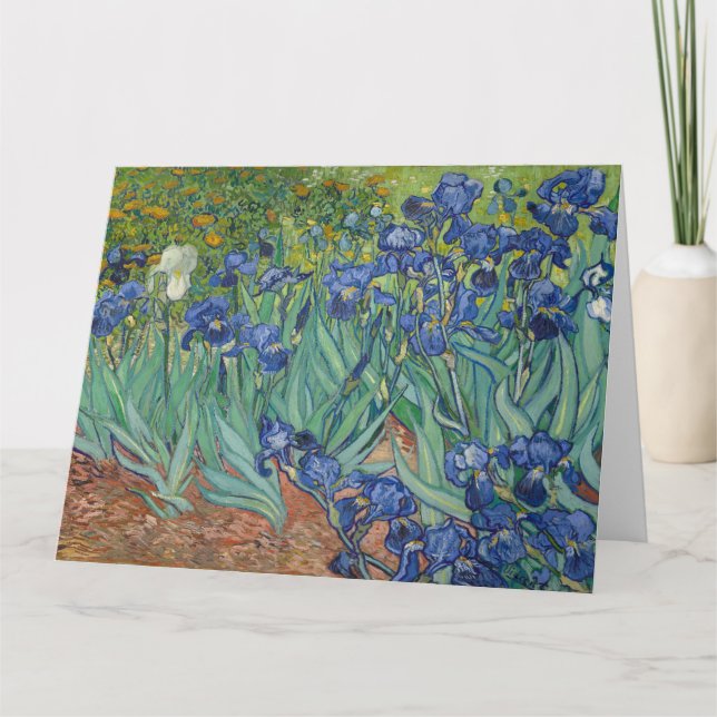 Carte Vincent Van Gogh, Irises, Les Iris (Devant)