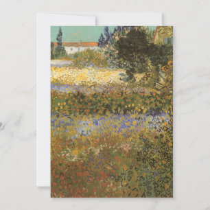 Carte Vincent van Gogh - Jardin en fleurs