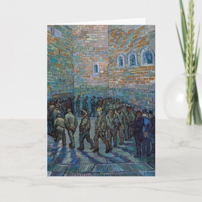 Carte Vincent van Gogh - La cour de la prison (Devant)