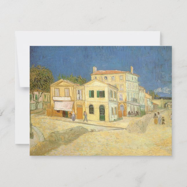 Carte Vincent van Gogh - La Maison Jaune (La Rue) (Devant)