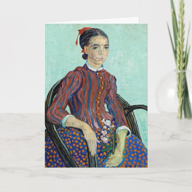 Carte Vincent van Gogh - La Mousme (Devant)