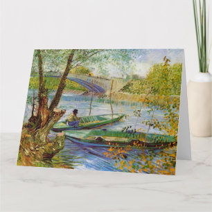 Carte Vincent Van Gogh, La pêche au printemps