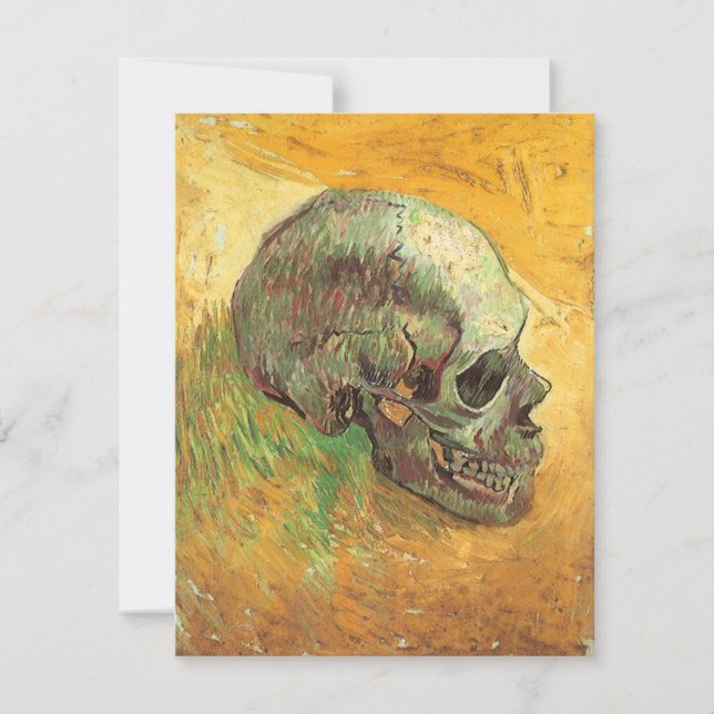 Carte Vincent van Gogh - La vie morte avec le crâne (Devant)