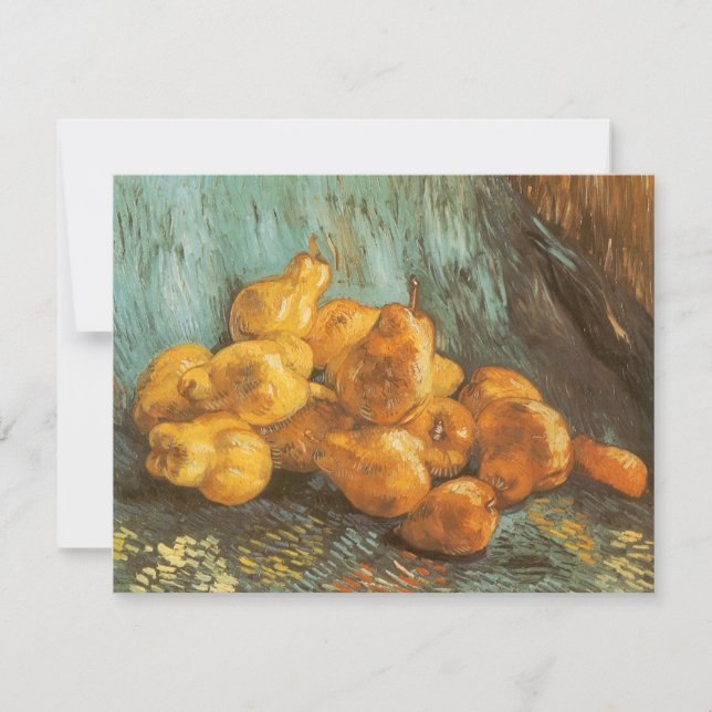 Carte Vincent van Gogh - La vie morte avec les poires de (Devant)