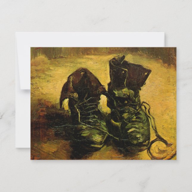 Carte Vincent van Gogh - La vie morte avec une paire de  (Devant)