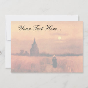 Carte Vincent Van Gogh - La Vieille Tour Dans Les Champs