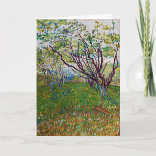 Carte Vincent van Gogh - Le verger en fleurs